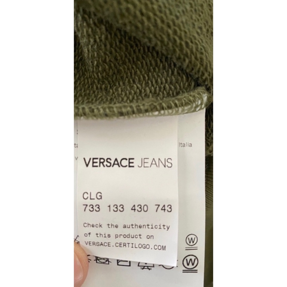 Versace Felpa Logo Hoodie NWOT Medium, Rare, Perfect Condition - Picture 8 of 14